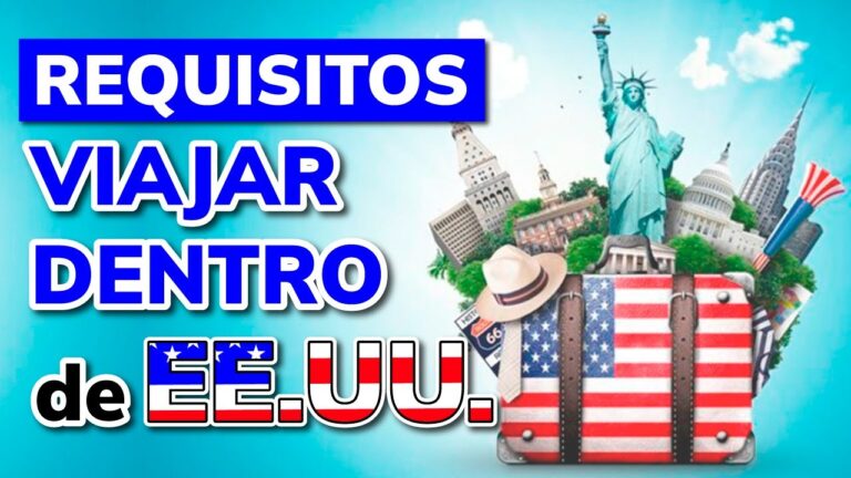 Requisitos para viajar dentro de estados unidos sin papeles